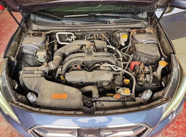 4S4BSACC4J3252876 2018 SUBARU OUTBACK Blue Вид підкапотного простору