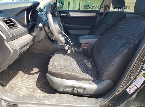 4S4BSACC4J3271962 2018 SUBARU OUTBACK Черный Вид салона спереди