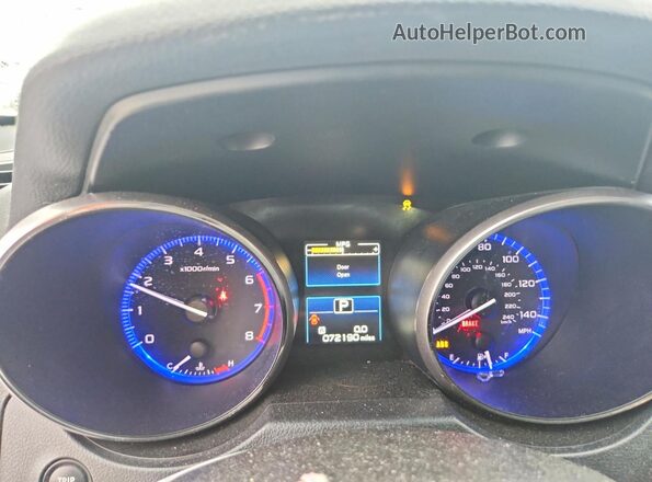 4S4BSACC4J3334333 2018 SUBARU OUTBACK Blue Vista del cuadro de instrumentos