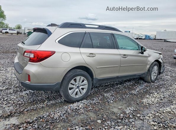 4S4BSACC5H3320791 2017 SUBARU OUTBACK Бежевый Задняя правая четверть