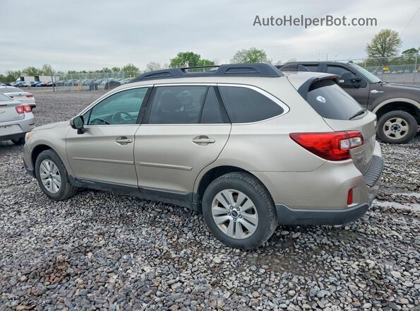 4S4BSACC5H3320791 2017 SUBARU OUTBACK Бежевый Задняя левая четверть