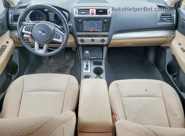 4S4BSACC5H3320791 2017 SUBARU OUTBACK Бежевый Вид панели приборов