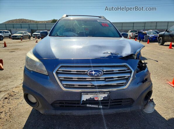 4S4BSACC5H3406313 2017 SUBARU OUTBACK Blue Front view