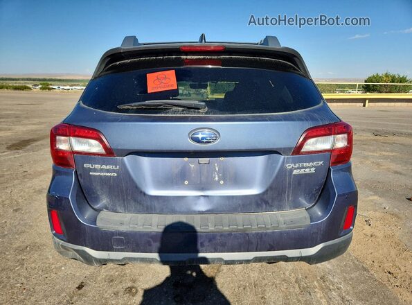 4S4BSACC5H3406313 2017 SUBARU OUTBACK Blue Rear view