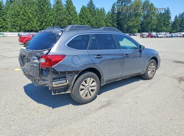 4S4BSACC5J3276006 2018 SUBARU OUTBACK Gray Задня права чверть