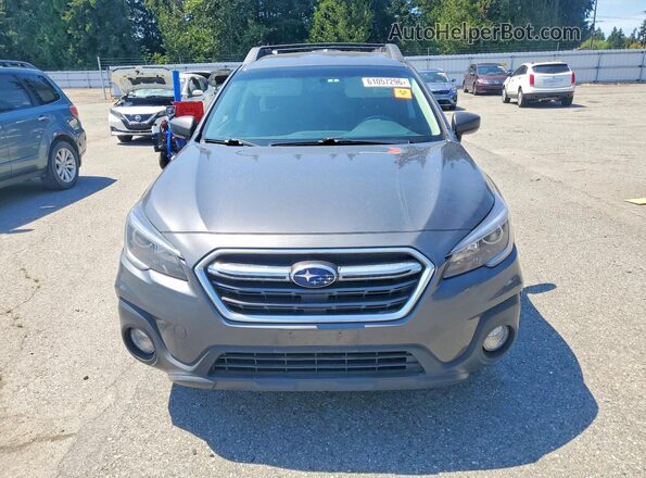 4S4BSACC5J3276006 2018 SUBARU OUTBACK Gray Вид спереду