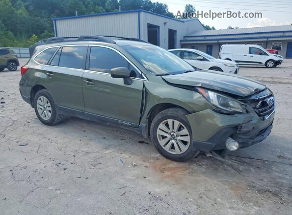4S4BSACC5J3348838 2018 SUBARU OUTBACK Green Delantero derecho