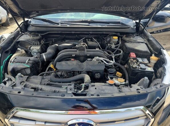 4S4BSACC6G3241368 2016 SUBARU OUTBACK Black ძრავის განყოფილების ხედი