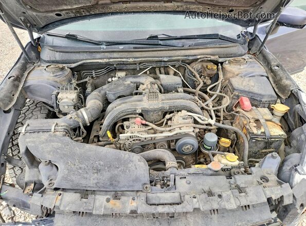 4S4BSACC6H3373046 2017 SUBARU OUTBACK Gray Вид задньої частини салону