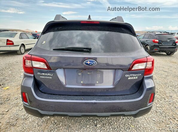 4S4BSACC6H3373046 2017 SUBARU OUTBACK Gray Вид ззаду