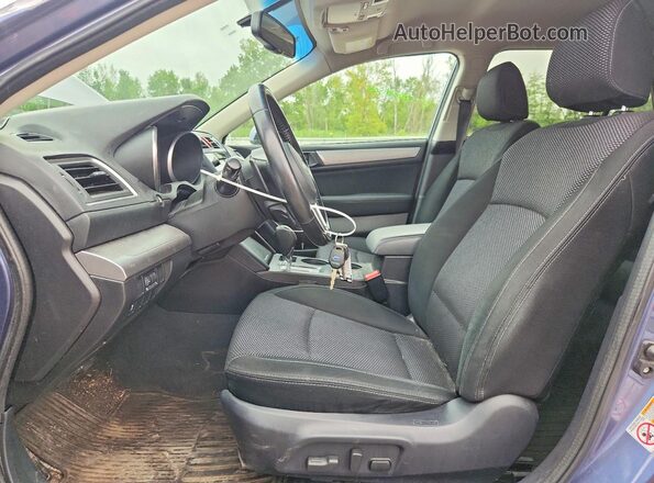 4S4BSACC7G3324467 2016 SUBARU OUTBACK Синий Вид салона спереди