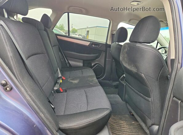 4S4BSACC7G3324467 2016 SUBARU OUTBACK Синий Вид задней части салона
