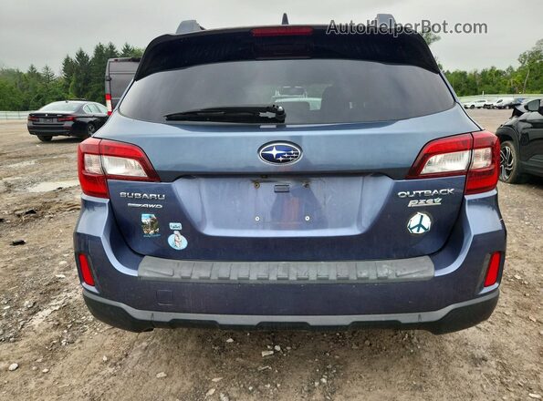 4S4BSACC7G3324467 2016 SUBARU OUTBACK Синий Вид сзади