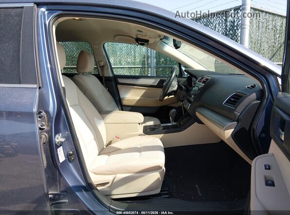 4S4BSACC7G3358666 2016 SUBARU OUTBACK Blue Front interior view