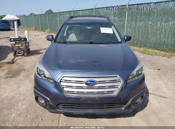 4S4BSACC7G3358666 2016 SUBARU OUTBACK Blue Front view