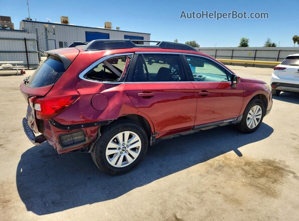 4S4BSACC7H3428152 2017 SUBARU OUTBACK Red უკანა მარჯვენა