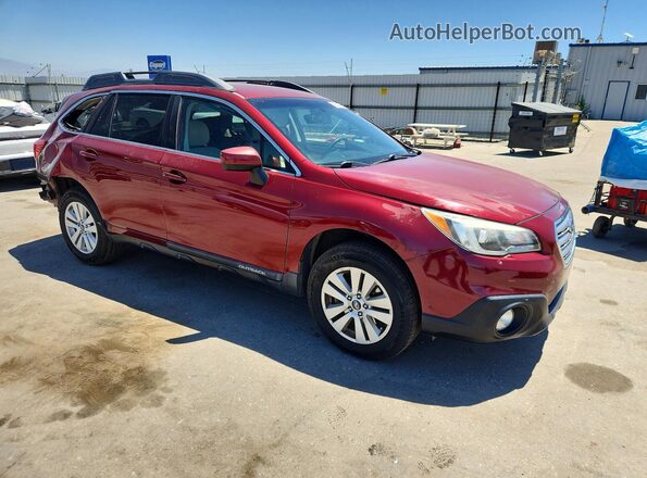 4S4BSACC7H3428152 2017 SUBARU OUTBACK Red წინა მარჯვენა