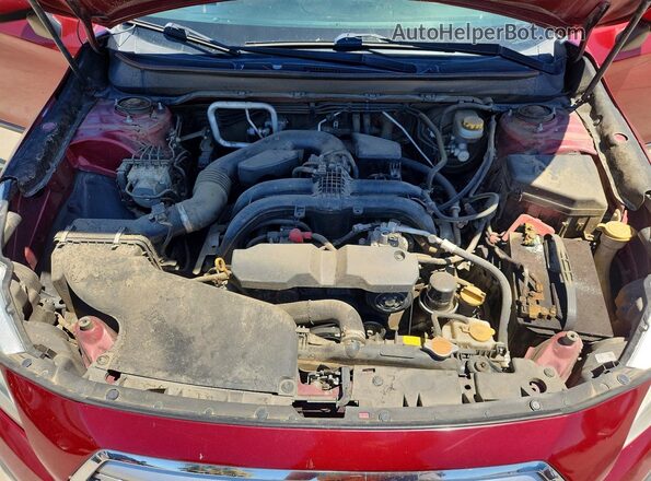 4S4BSACC7H3428152 2017 SUBARU OUTBACK Red უკანა სალონის ხედი