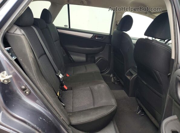 4S4BSACC8G3319004 2016 SUBARU OUTBACK Gray Widok wnętrza z tyłu
