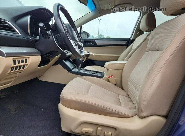 4S4BSACC8H3256780 2017 SUBARU OUTBACK Blue Вид салону спереду