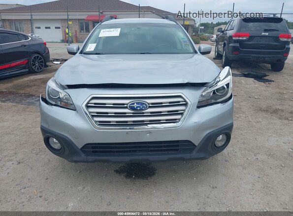 4S4BSACC8H3396182 2017 SUBARU OUTBACK Серебряный Вид спереди