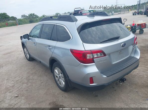 4S4BSACC8H3396182 2017 SUBARU OUTBACK Серебряный Задняя левая четверть