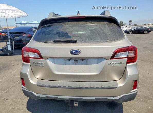 4S4BSACC8H3418195 2017 SUBARU OUTBACK Gray Rear view