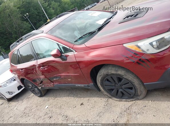 4S4BSACC9G3282352 2016 SUBARU OUTBACK Красный Вид сзади