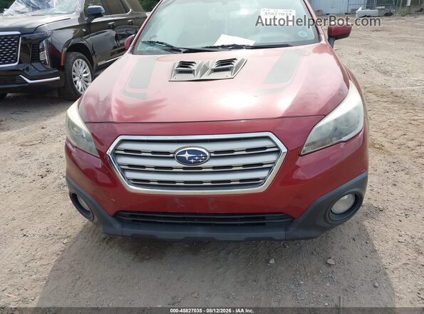 4S4BSACC9G3282352 2016 SUBARU OUTBACK Красный Вид подкапотного пространства