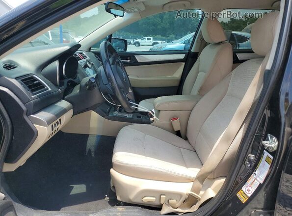 4S4BSACC9H3308367 2017 SUBARU OUTBACK Black Widok wnętrza z przodu
