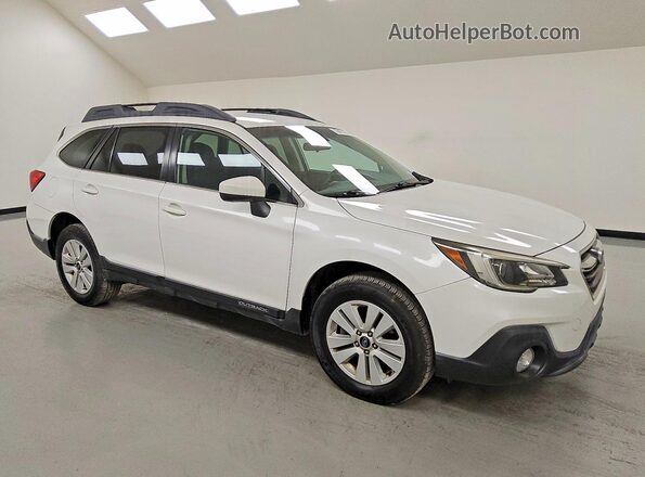4S4BSACC9J3297716 2018 SUBARU OUTBACK Белый Передняя правая четверть