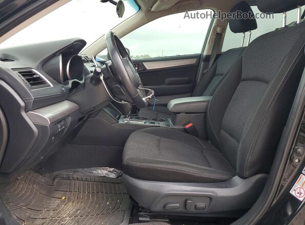 4S4BSACC9J3383530 2018 SUBARU OUTBACK Black Widok wnętrza z przodu
