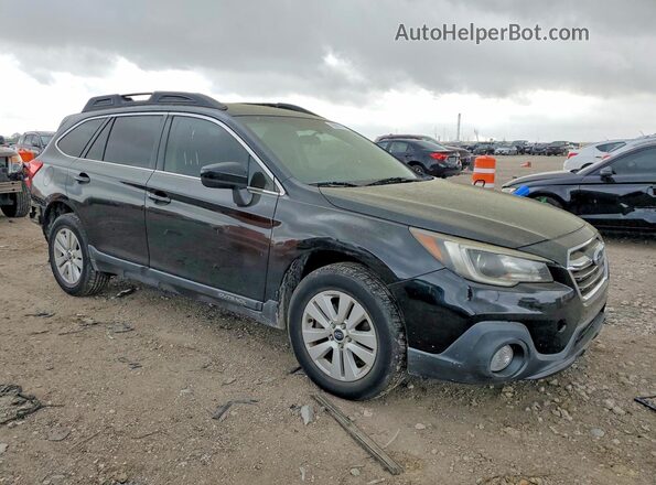 4S4BSACC9J3383530 2018 SUBARU OUTBACK Black Przód prawy