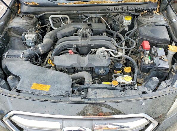 4S4BSACC9J3383530 2018 SUBARU OUTBACK Black Widok wnętrza z tyłu