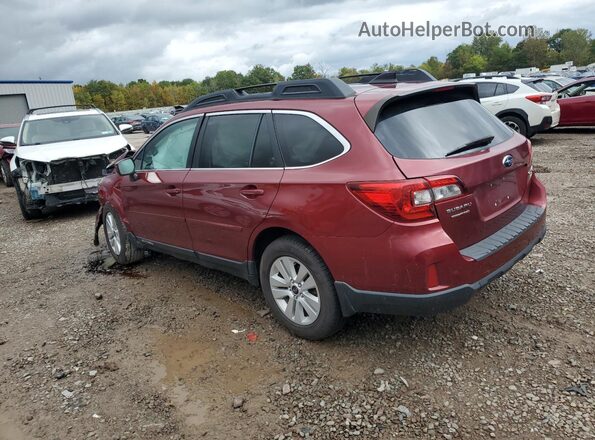 4S4BSACCXG3283834 2016 SUBARU OUTBACK Бордовый Задняя левая четверть