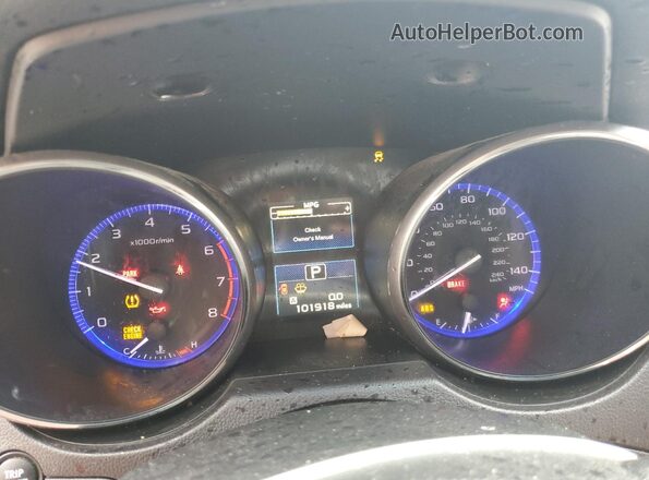 4S4BSACCXG3283834 2016 SUBARU OUTBACK Бордовый Вид щитка приборов