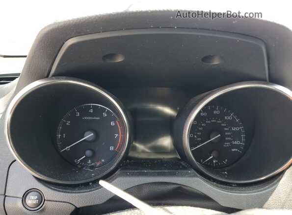 4S4BSACCXH3286122 2017 SUBARU OUTBACK Silver Widok zestawu wskaźników