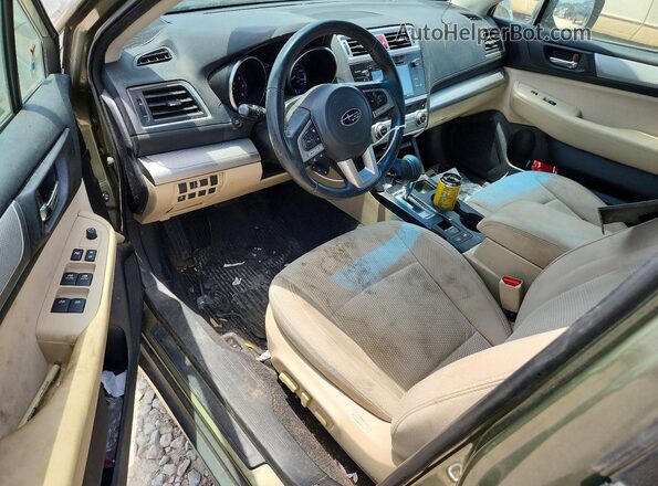 4S4BSACCXH3311231 2017 SUBARU OUTBACK Green Vista del salpicadero