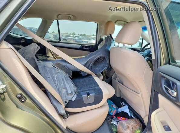 4S4BSACCXH3311231 2017 SUBARU OUTBACK Green Vista de los asientos traseros