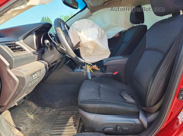 4S4BSADC0H3374000 2017 SUBARU OUTBACK Red Vista interior delantera