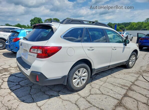 4S4BSADC0J3357784 2018 SUBARU OUTBACK White Tył prawy