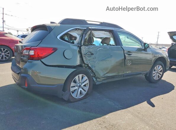 4S4BSADC1J3291830 2018 SUBARU OUTBACK Green Задня права чверть