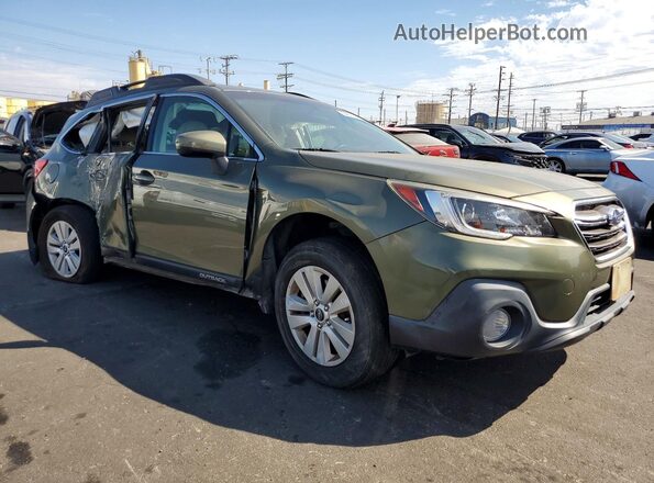 4S4BSADC1J3291830 2018 SUBARU OUTBACK Green Передня права чверть