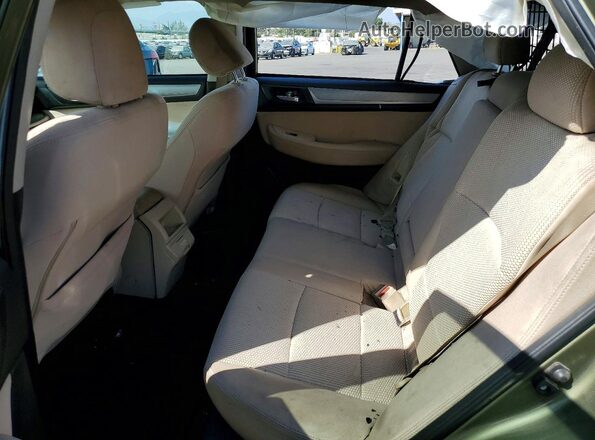 4S4BSADC1J3291830 2018 SUBARU OUTBACK Green Вид задньої частини салону