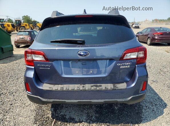 4S4BSADC2H3294021 2017 SUBARU OUTBACK Blue Հետևի տեսք
