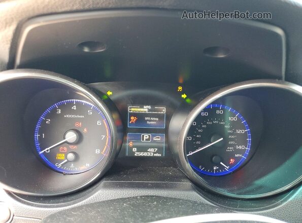4S4BSADC2H3294021 2017 SUBARU OUTBACK Blue Սարքավորումների վահանակի տեսք