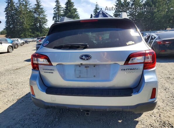 4S4BSADC7G3204389 2016 SUBARU OUTBACK Silver Հետևի տեսք