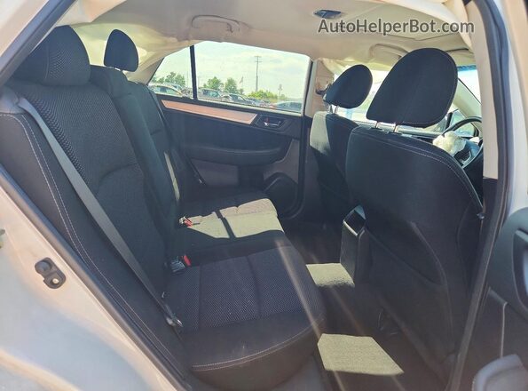 4S4BSADC7H3221257 2017 SUBARU OUTBACK White Rear seats view