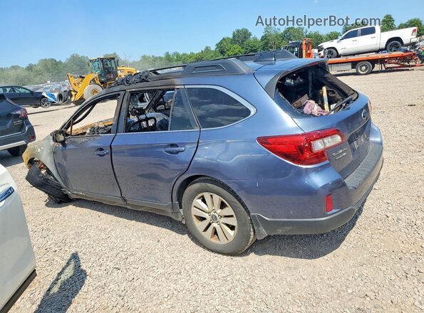 4S4BSADC7H3335100 2017 SUBARU OUTBACK Синий Задняя левая четверть