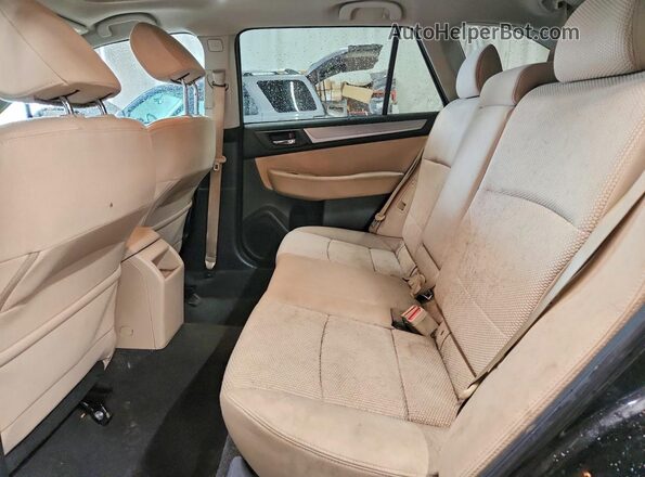 4S4BSADC7H3378321 2017 SUBARU OUTBACK Black Вид задньої частини салону